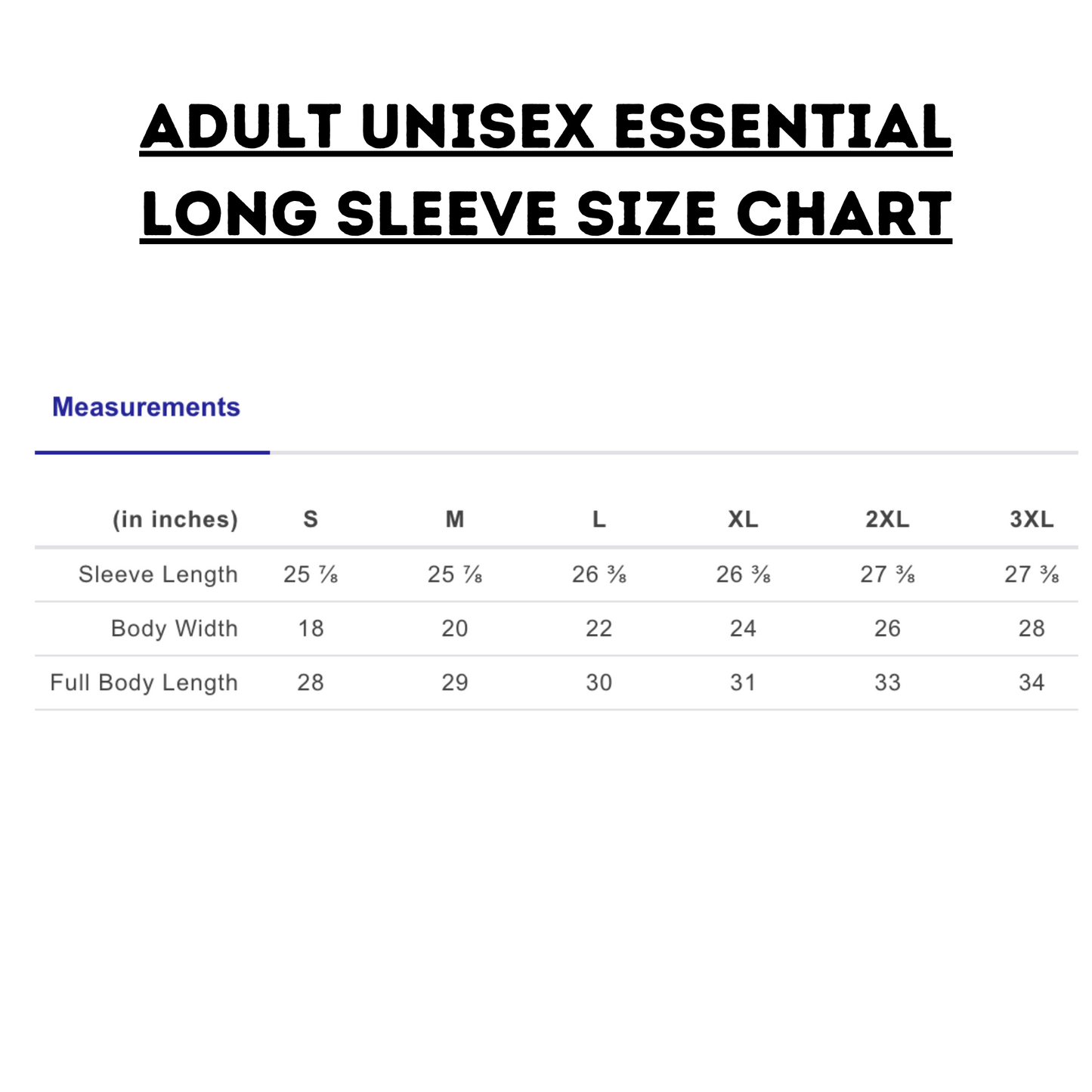 Unisex Essential Long Sleeve Shirt