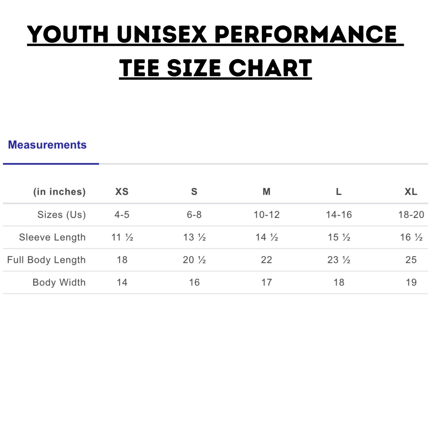 Youth Unisex Performance T-Shirt