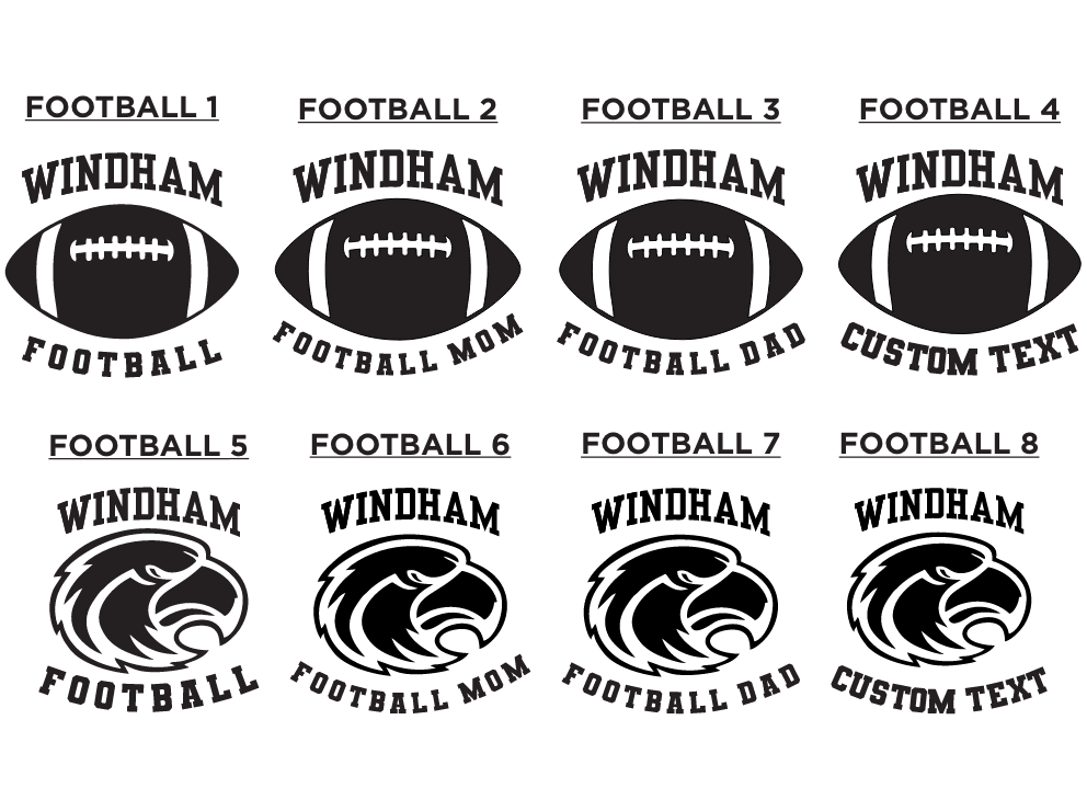 WHS Football Fan Custom Tumblers
