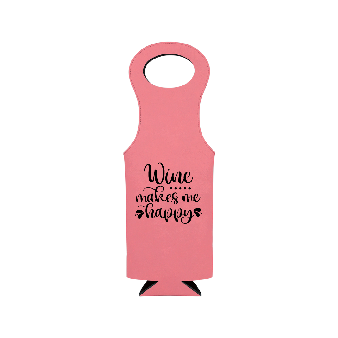 Leatherette Wine Bag