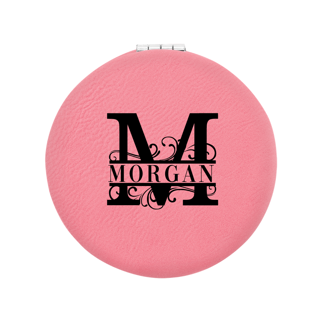 Leatherette Compact Mirrors