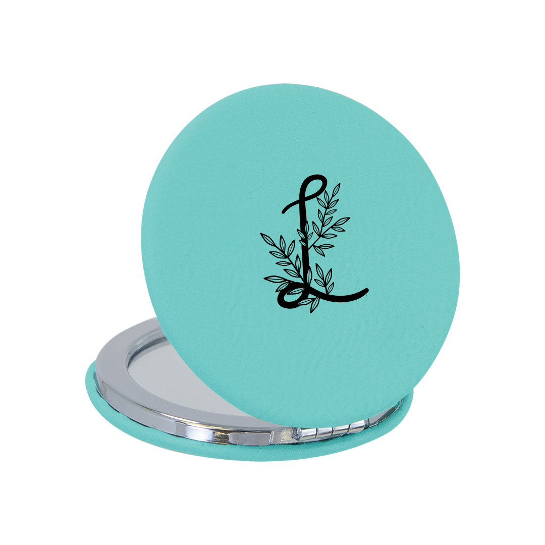 Leatherette Compact Mirrors