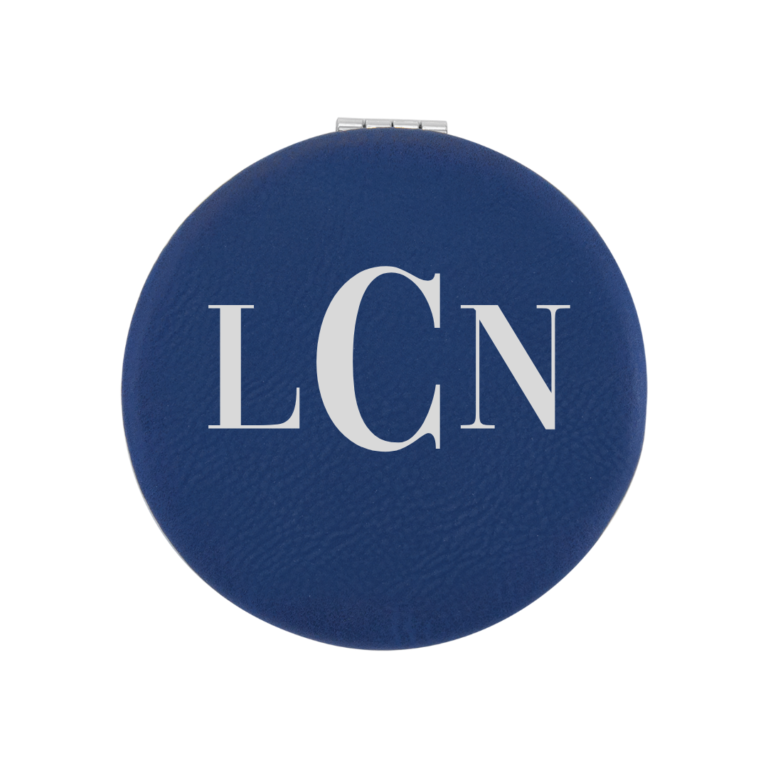 Leatherette Compact Mirrors