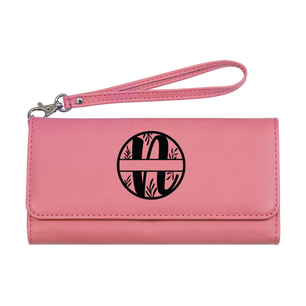 Leatherette Wallets With Strap