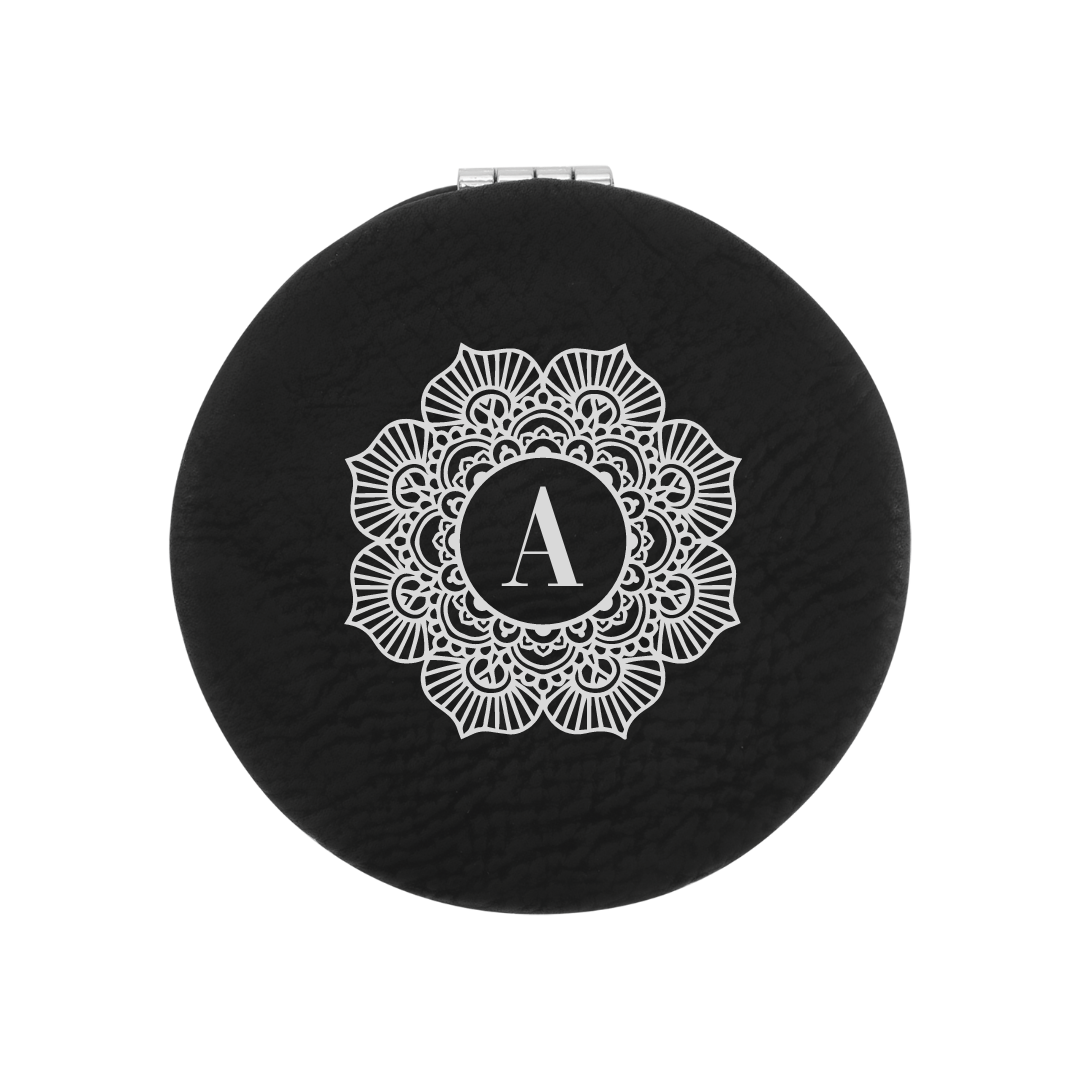 Leatherette Compact Mirrors