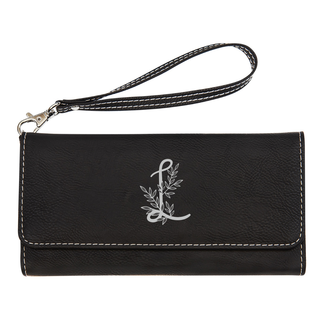 Leatherette Wallets With Strap
