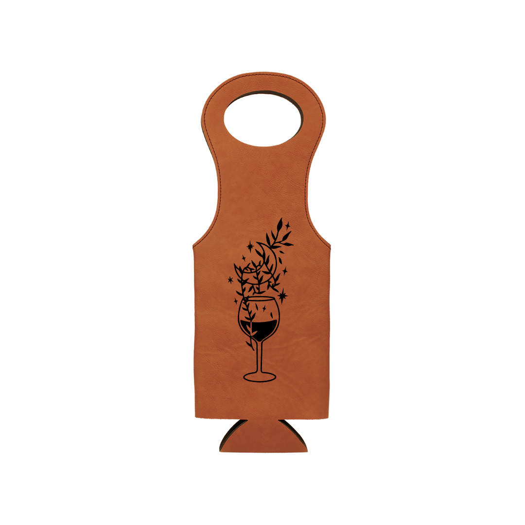 Leatherette Wine Bag