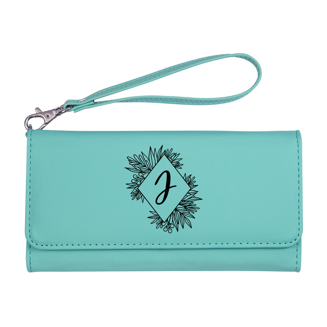 Leatherette Wallets With Strap