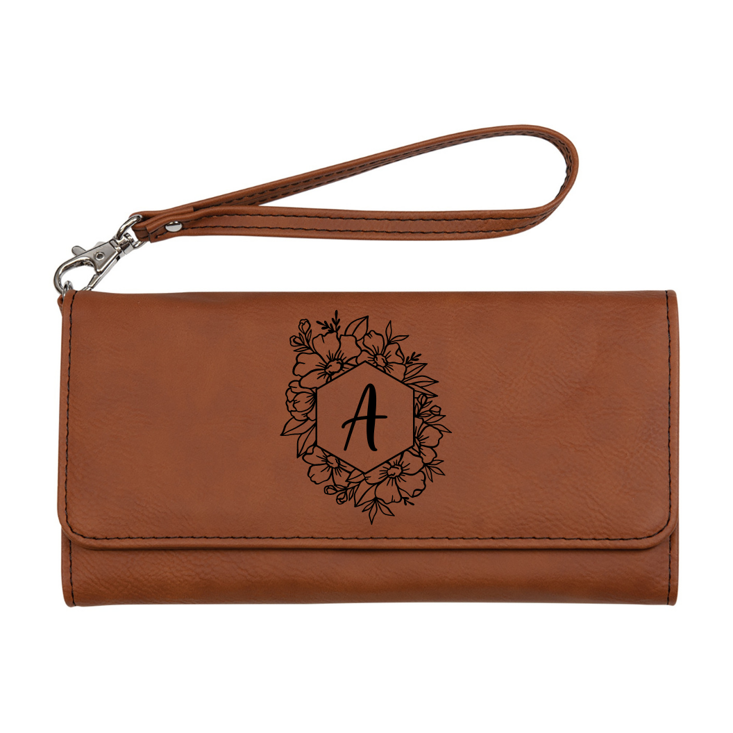 Leatherette Wallets With Strap