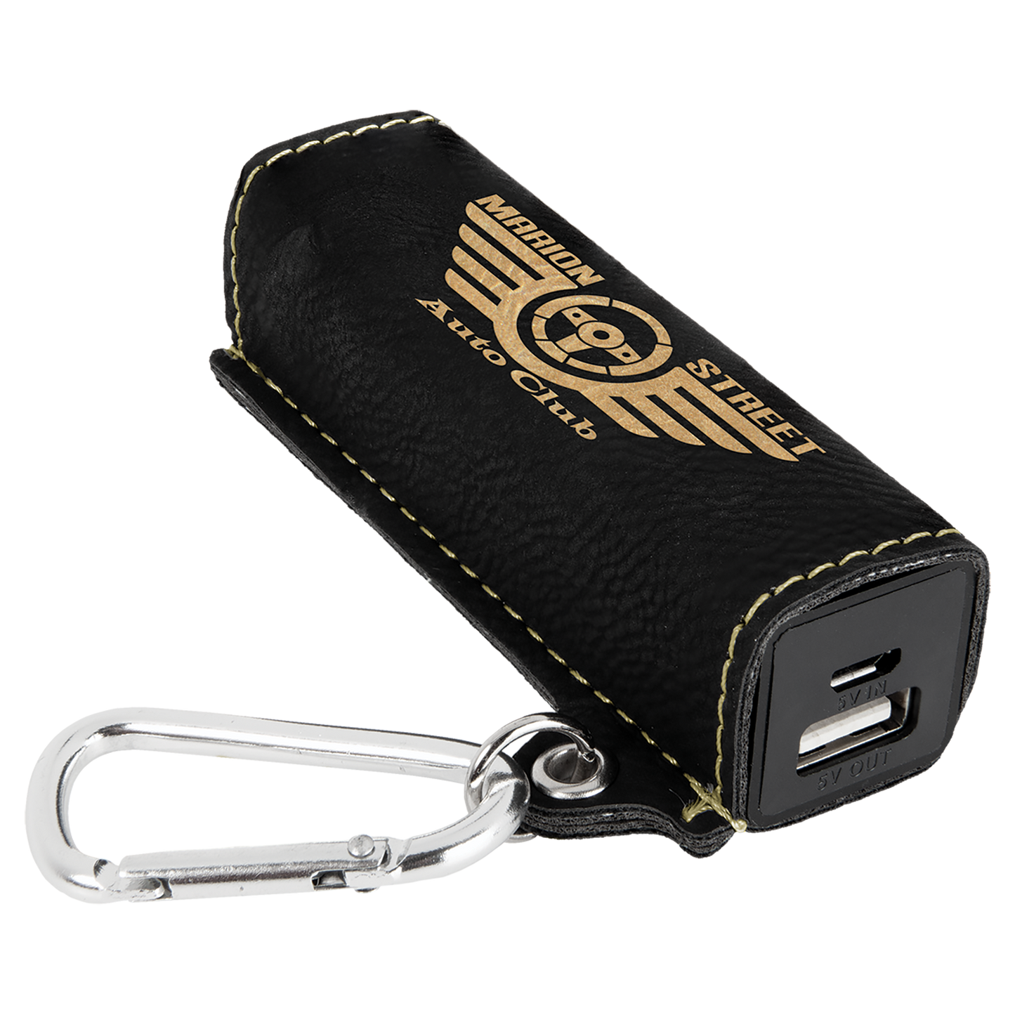 Leatherette Power Bank Keychains