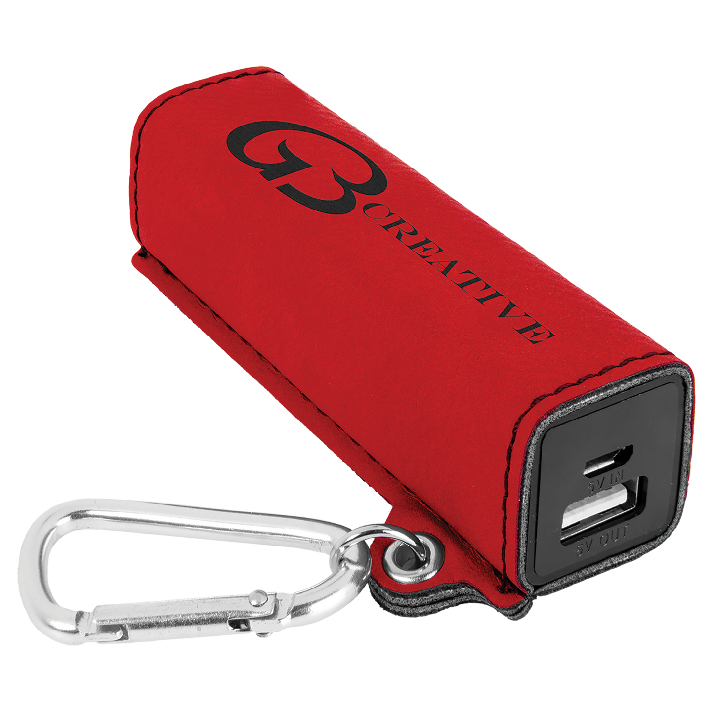 Leatherette Power Bank Keychains