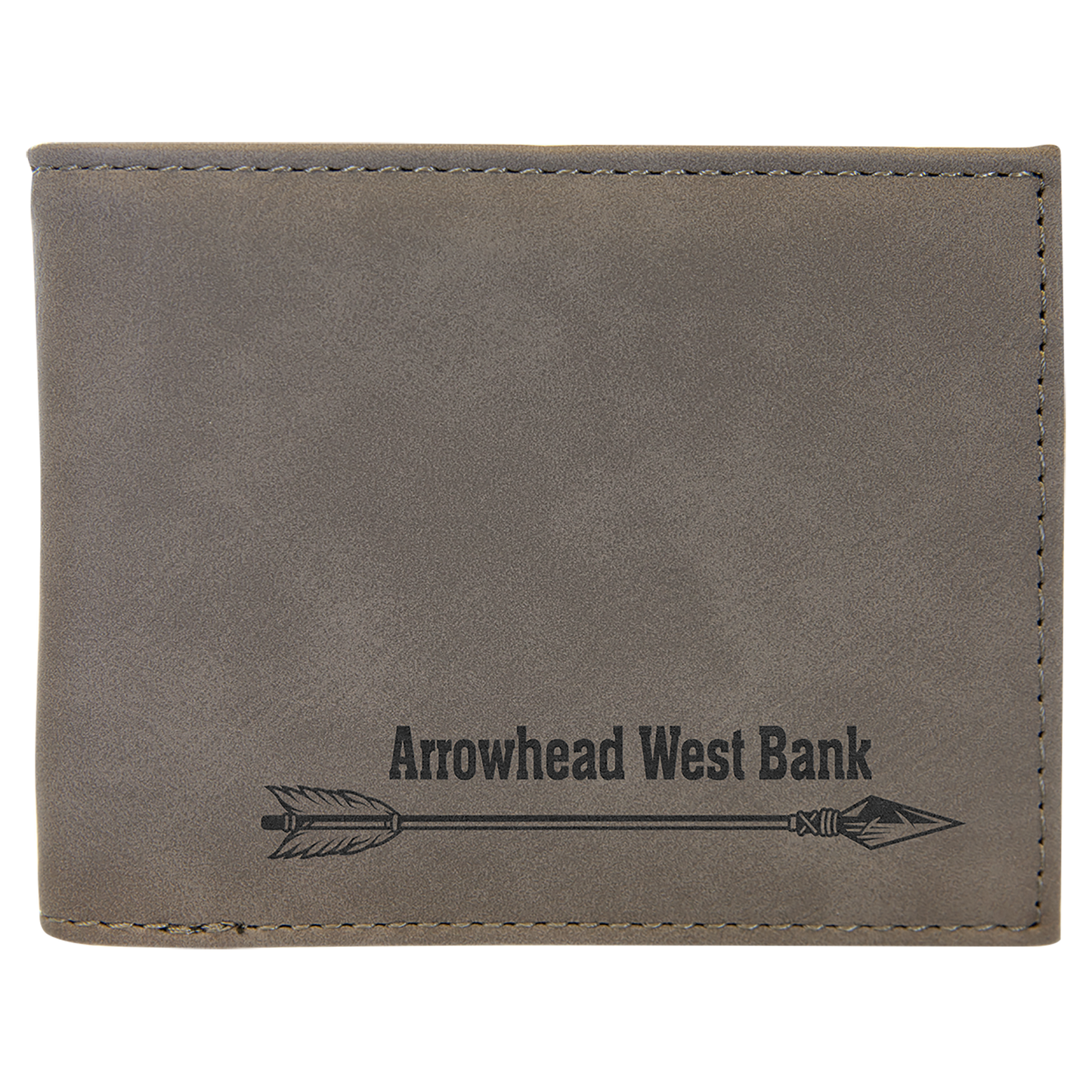 Bifold Leatherette Wallet W/ ID Flip