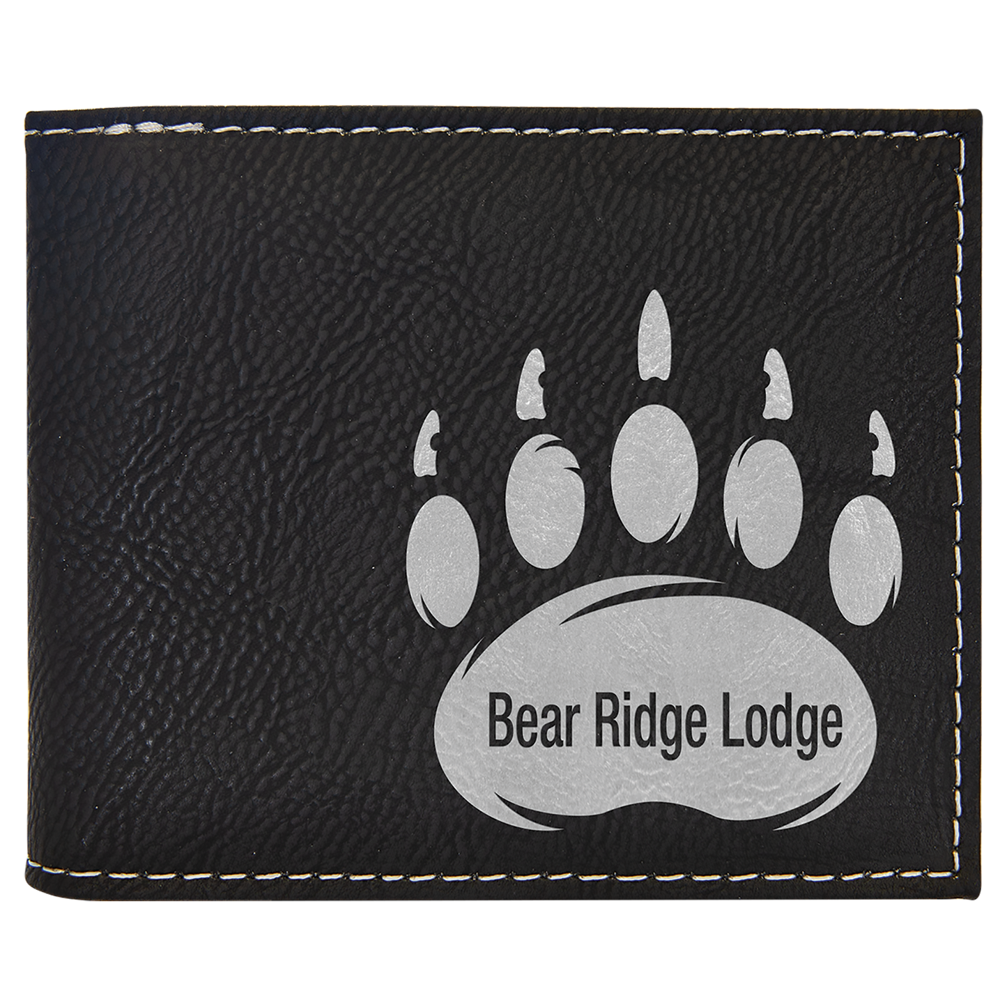 Bifold Leatherette Wallet W/ ID Flip