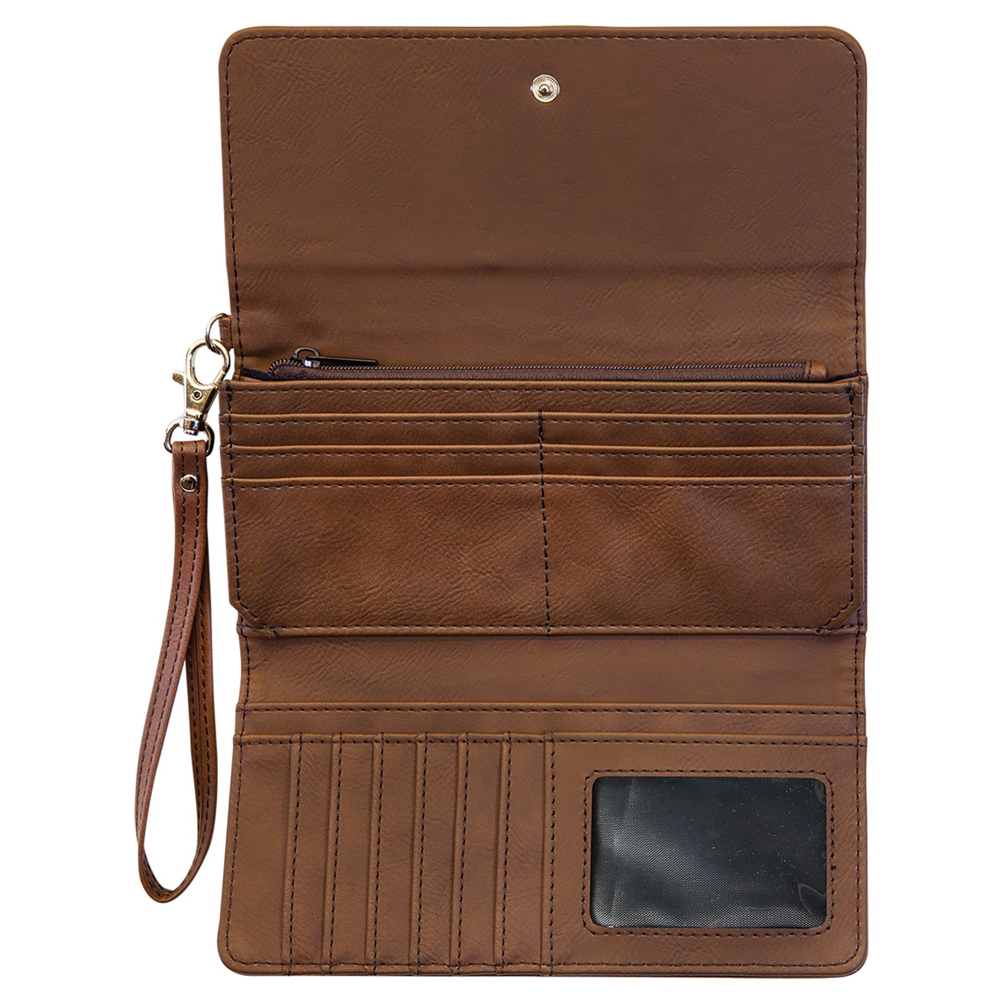 Leatherette Wallets With Strap