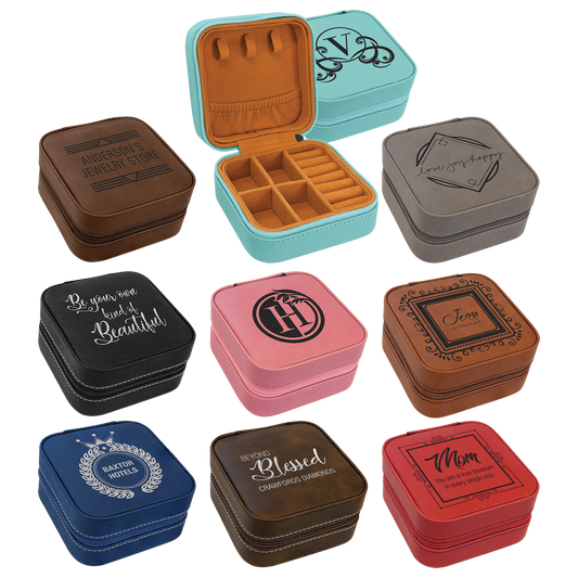 Leatherette Travel Jewelry Box