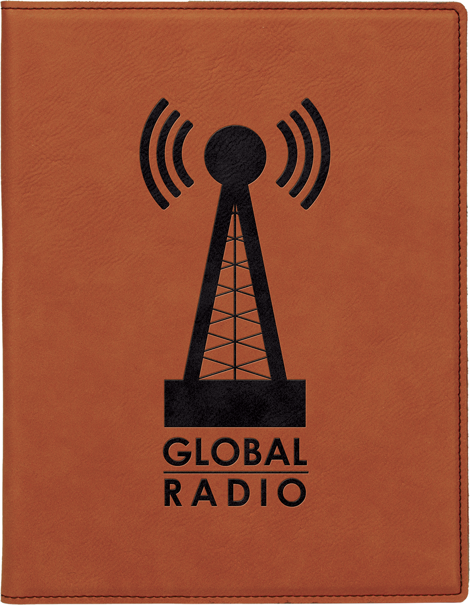 Leatherette Portfolio with Notepad