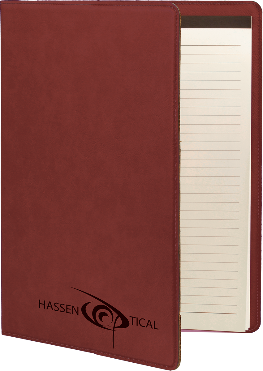 Leatherette Portfolio with Notepad