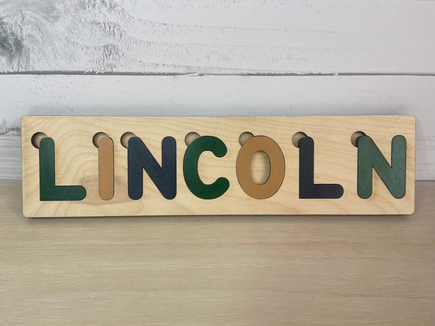 Custom Wooden Name Puzzle