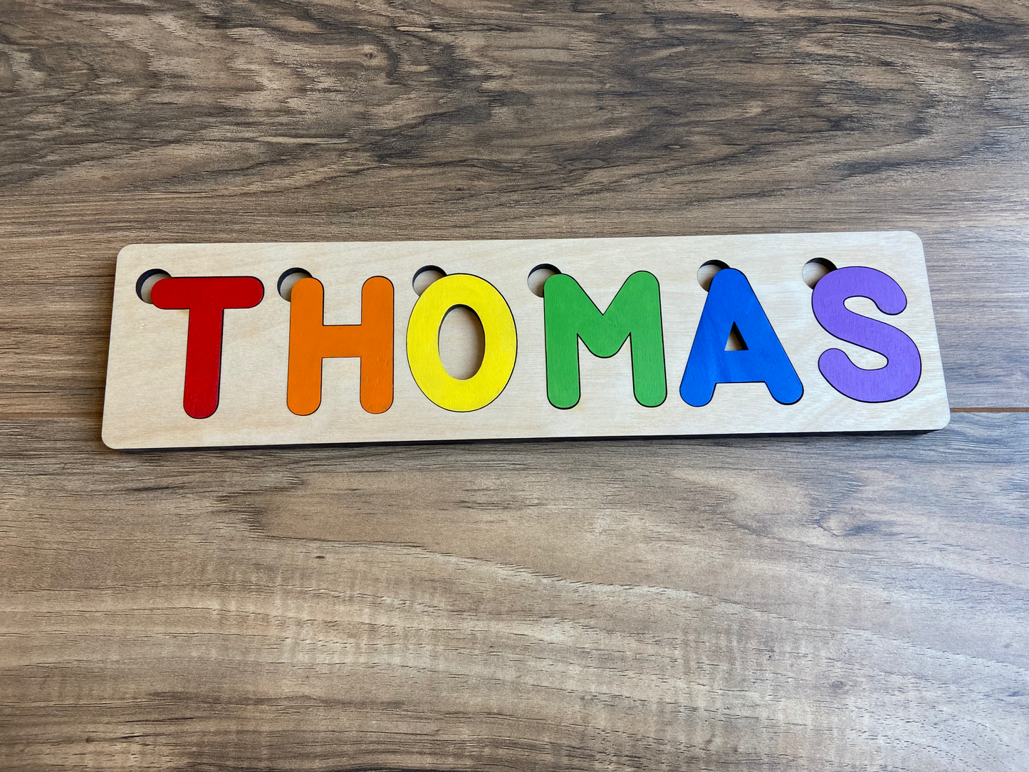 Custom Wooden Name Puzzle