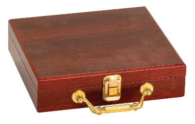 Rosewood Finish 100 Chip Poker Set