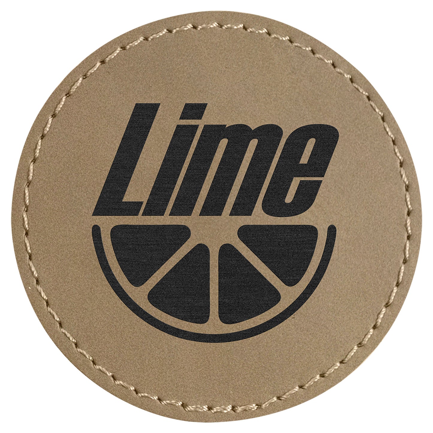 Custom Round Leatherette Patches