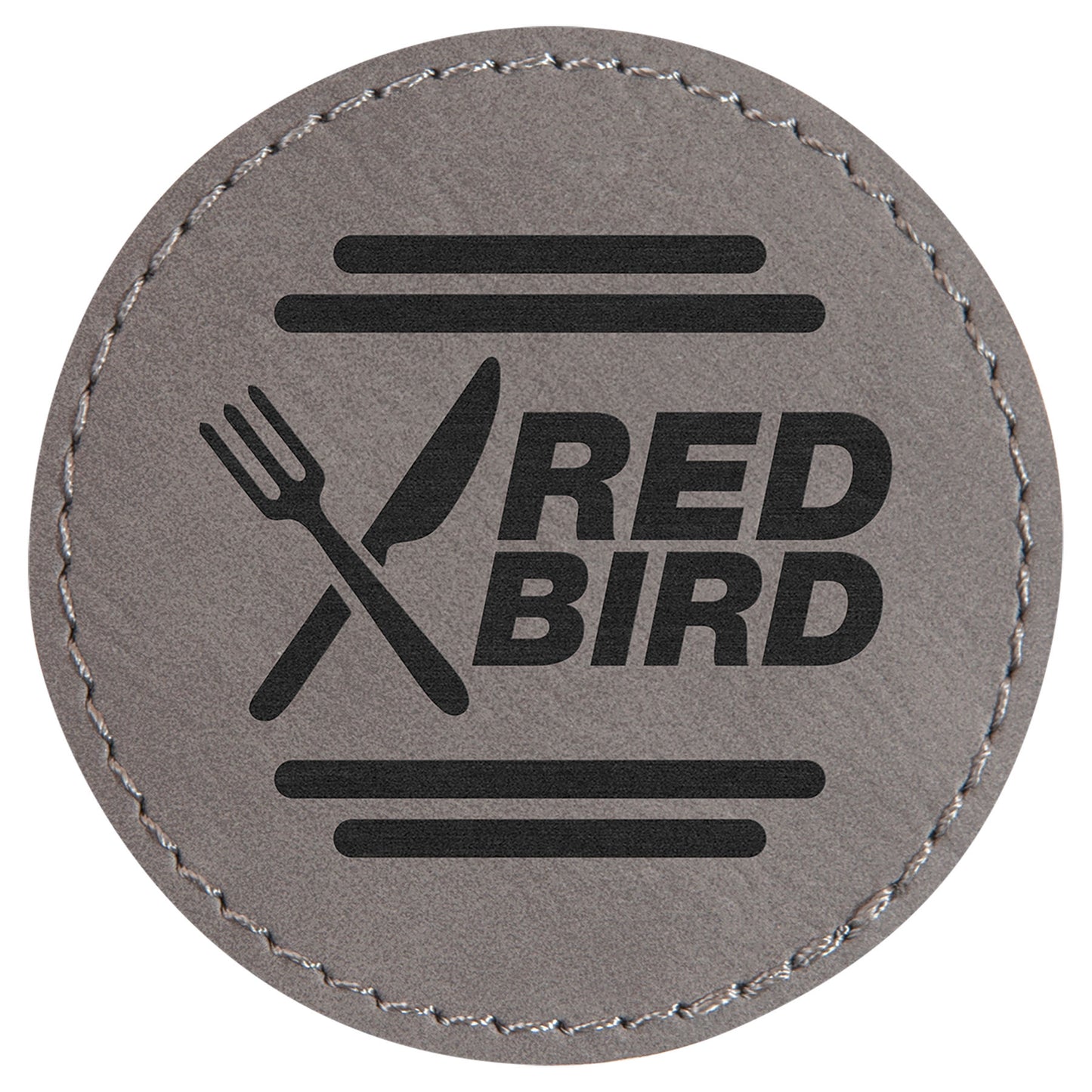 Custom Round Leatherette Patches
