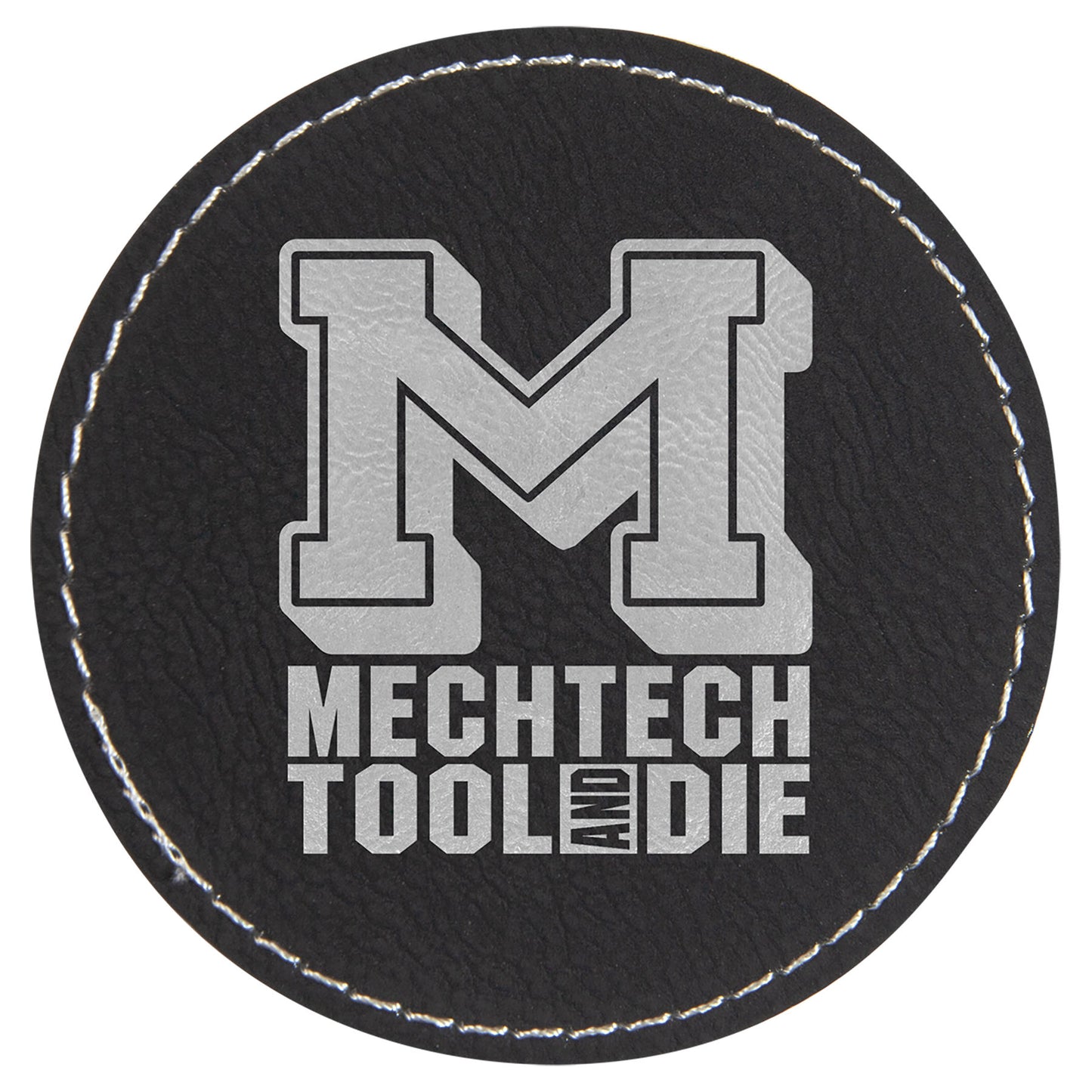 Custom Round Leatherette Patches