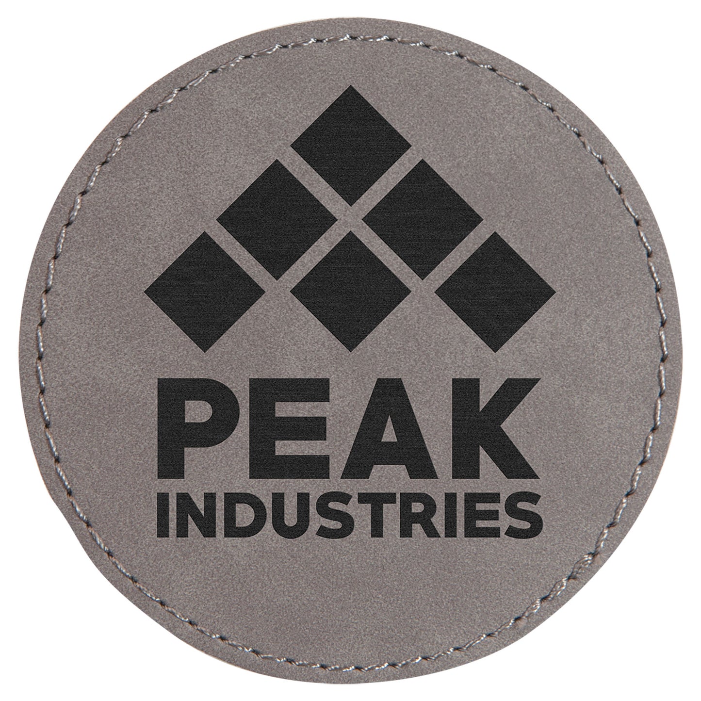 Custom Round Leatherette Patches