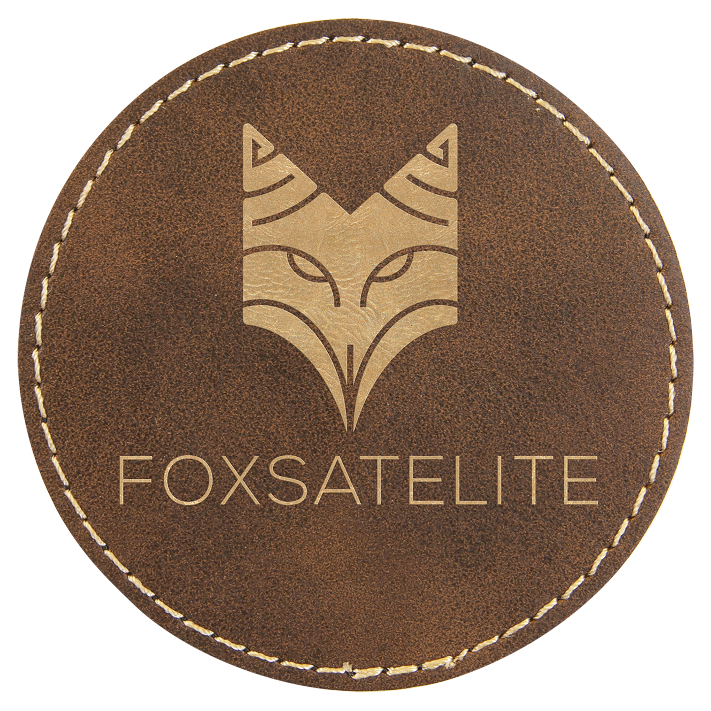 Custom Round Leatherette Patches