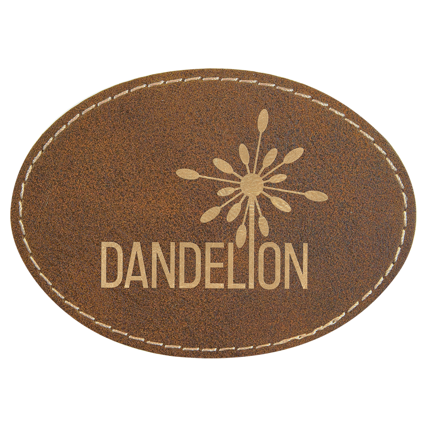 Custom Oval Leatherette Patches