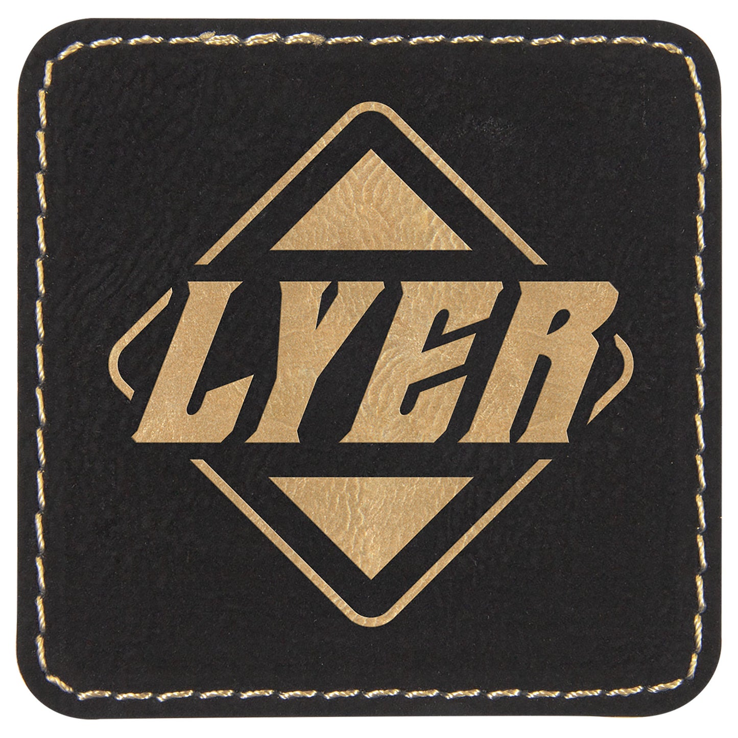 Custom Square Leatherette Patches