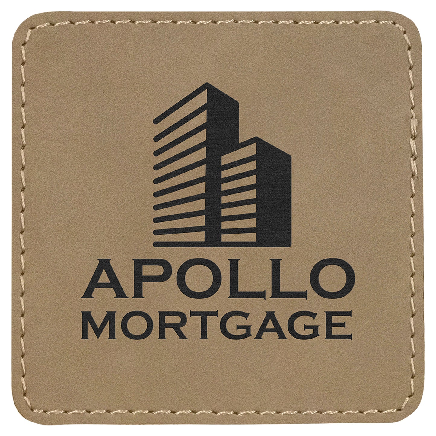 Custom Square Leatherette Patches