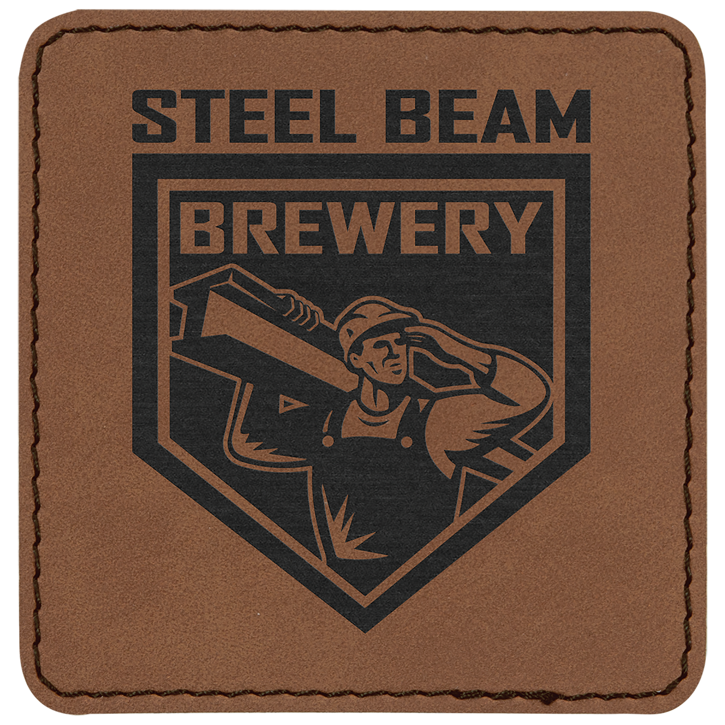 Custom Square Leatherette Patches