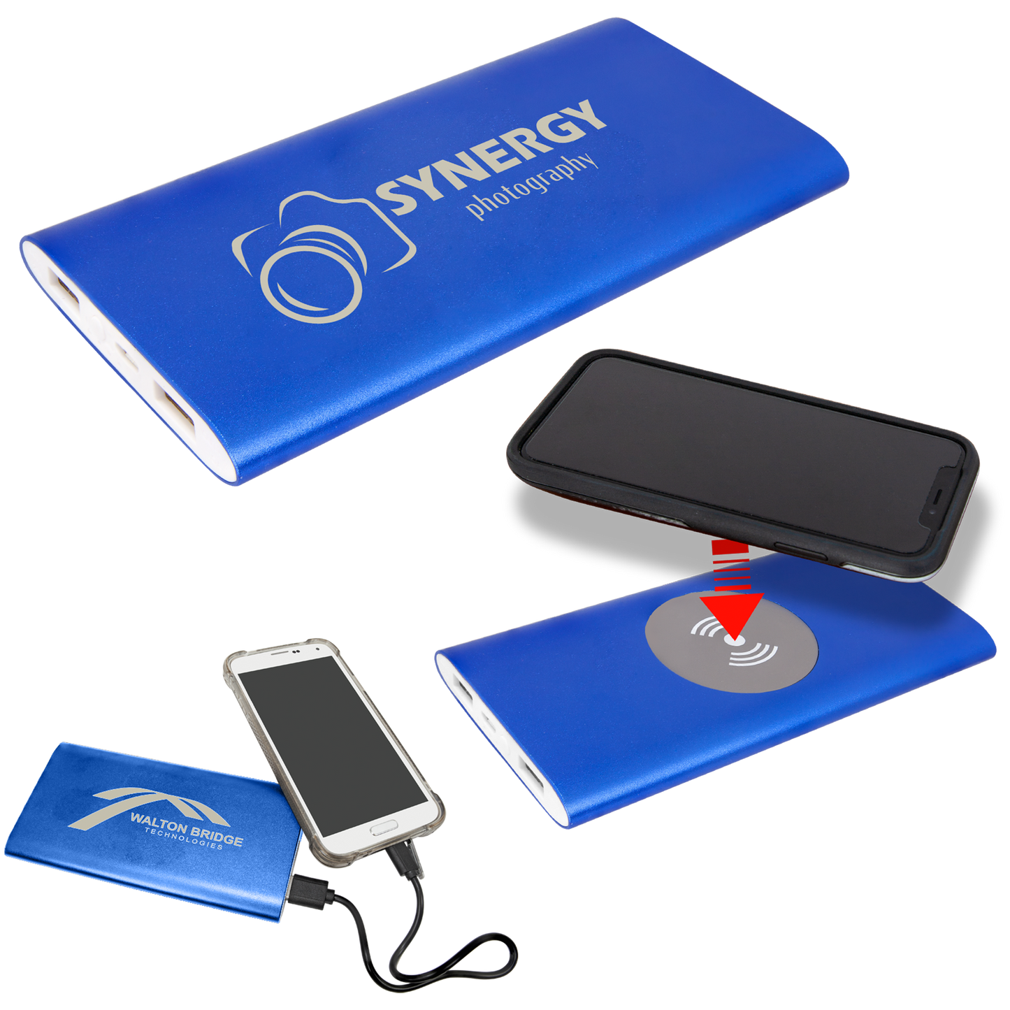 8000 MAH Power Bank & Wireless Charger