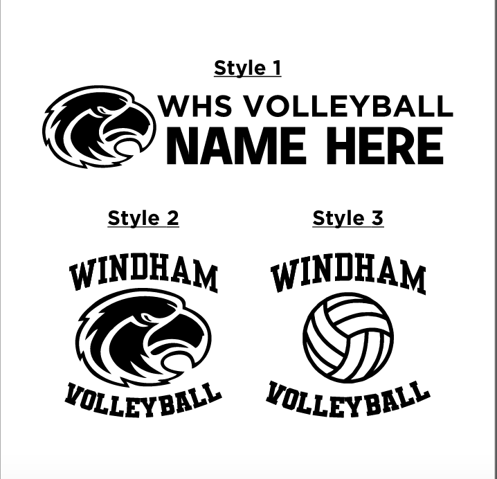 WHS Volleyball Custom Water Bottles