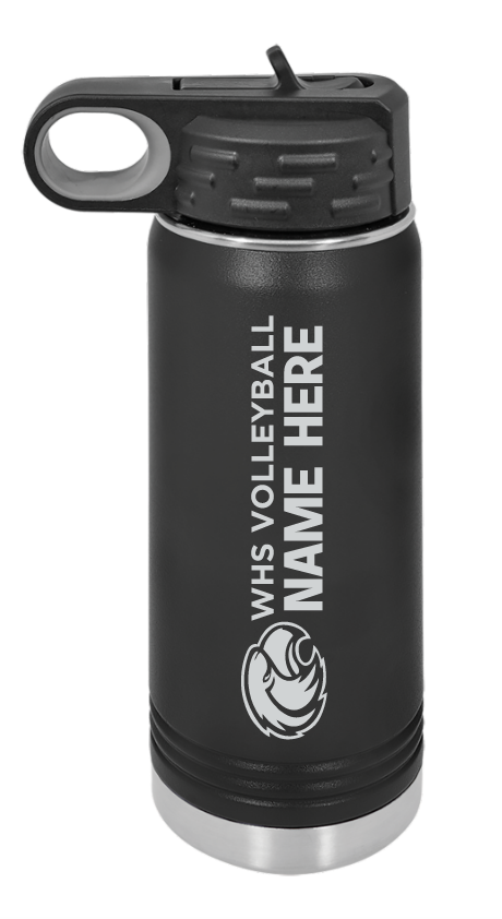 WHS Volleyball Custom Water Bottles