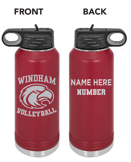 WHS Volleyball Custom Water Bottles