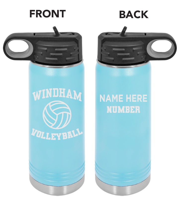 WHS Volleyball Custom Water Bottles