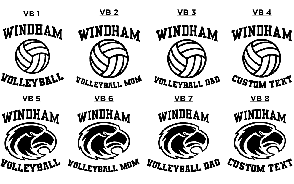 WHS Volleyball Fan Custom Tumblers