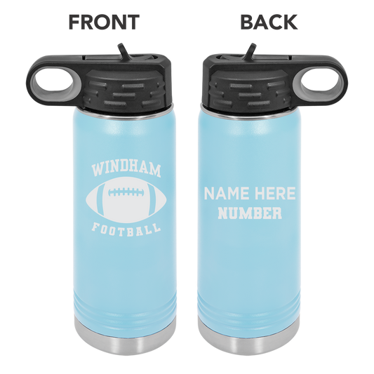 WHS Football Custom Water Bottles