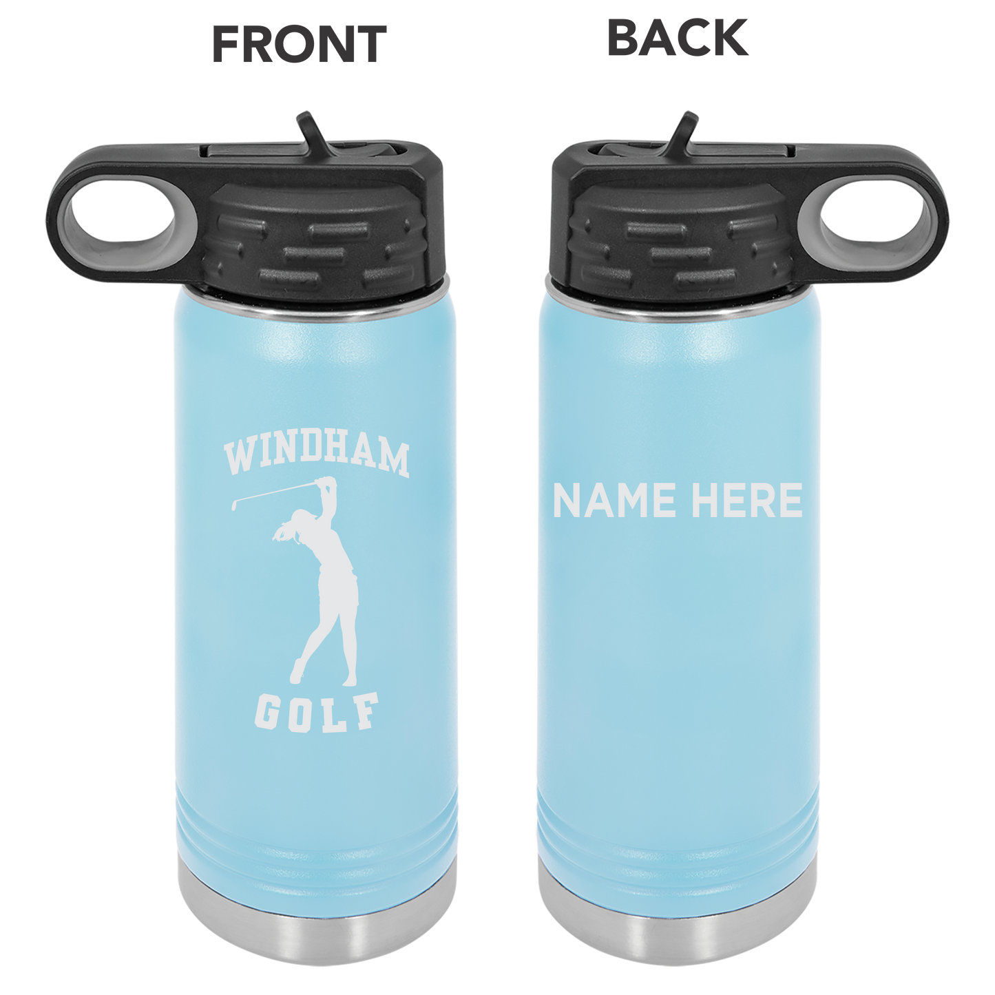 WHS Golf Custom Water Bottles