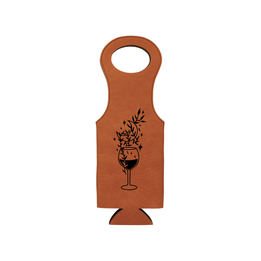 Leatherette Wine Bag