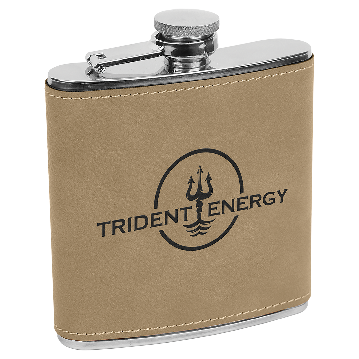 6oz Leatherette Flasks