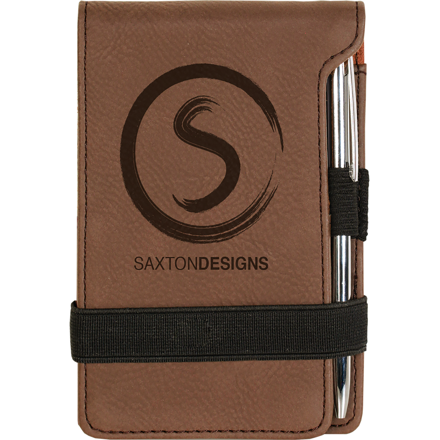 Small Leatherette Notepad w/ Pen