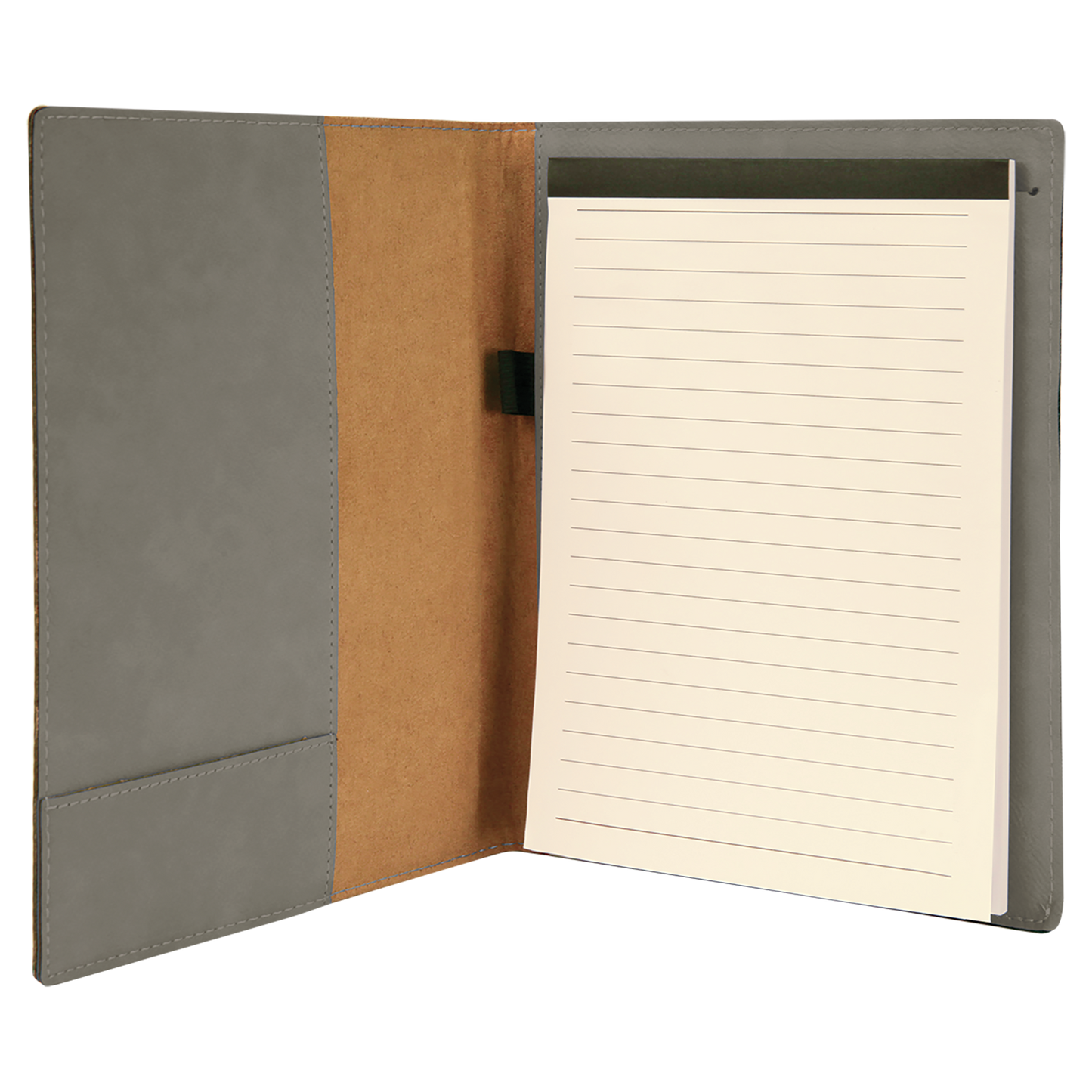 Leatherette Portfolio with Notepad