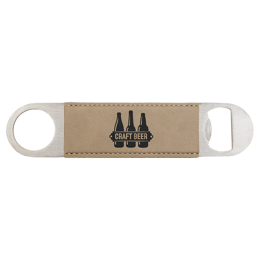 Leatherette Bottle Openers