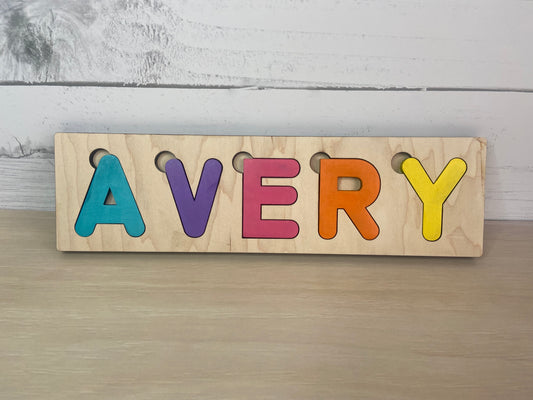 Custom Wooden Name Puzzle