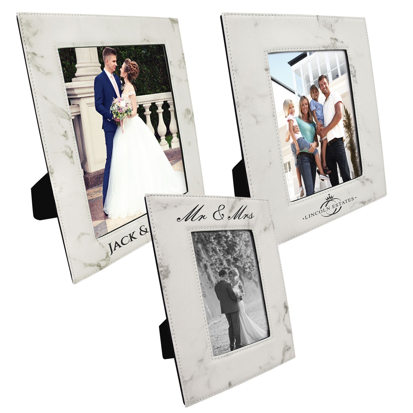 Custom Leatherette Picture Frames