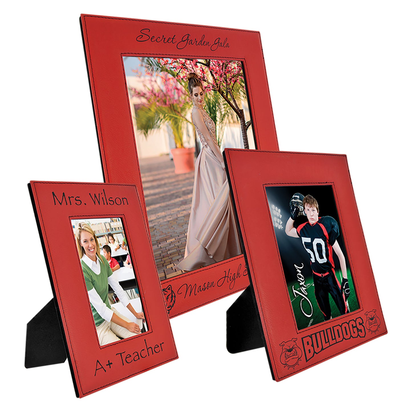 Custom Leatherette Picture Frames