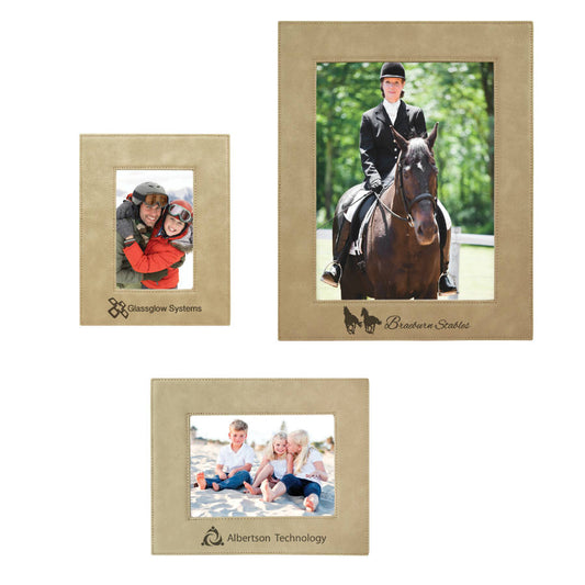 Custom Leatherette Picture Frames